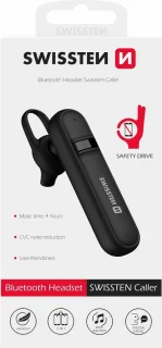 Swissten Draadloze Headset Zwart