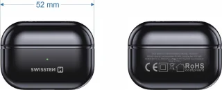 Swissten Minipods Bluetooth oordopjes zwart