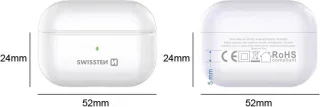 Swissten Minipods Draadloze Bluetooth Oordopjes Wit