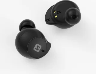 Swissten Stonebuds Draadloze Oordopjes Zwart
