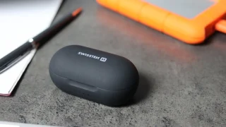 Swissten Stonebuds Draadloze Oordopjes Zwart