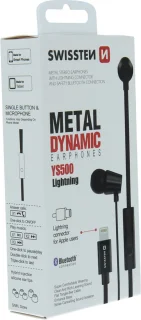 Swissten YS500 Bluetooth In-Ear Oordopjes Lightning Zwart