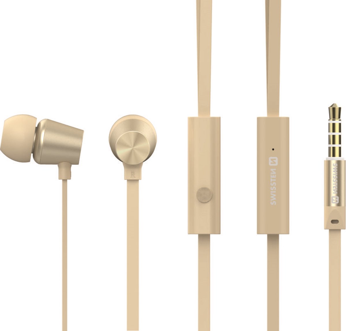 Swissten YS500 In-Ear Oordopjes Goud