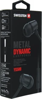 Swissten YS500 In-ear oordopjes zwart