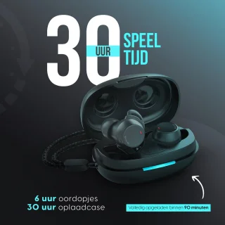 Synyq Aria Buds Draadloze Bluetooth Oordopjes Zwart