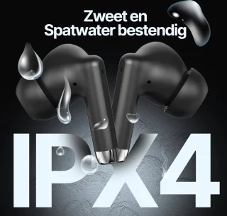 Synyq iPro Draadloze Bluetooth Oordopjes Zwart