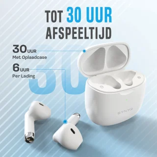 Synyq ProX Draadloze Bluetooth Oordopjes Wit