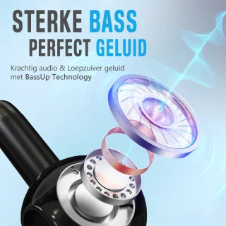 Synyq ProX Draadloze Bluetooth Oordopjes Zwart