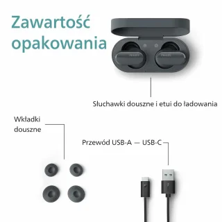 TAT3508BK true wireless in-ear oordopjes zwart