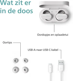 TAT3508BK true wireless in-ear oordopjes zwart