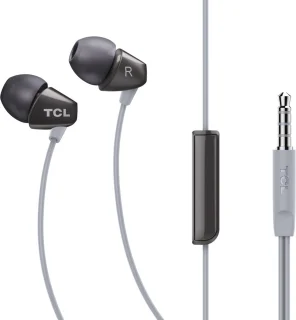 TCL In-Ear Earphones Phantom Black with Mic