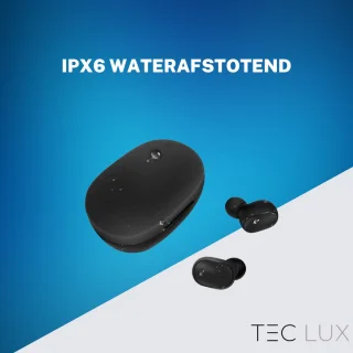 Tec Lux Draadloze Bluetooth Oordopjes Zwart