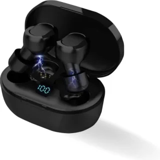Tec Lux Draadloze Bluetooth Oordopjes Zwart
