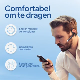Techard Bluetooth 5.3 Draadloze Headset Met Microfoon 2025