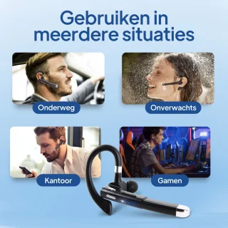 Techard Bluetooth 5.3 Draadloze Headset Met Microfoon 2025