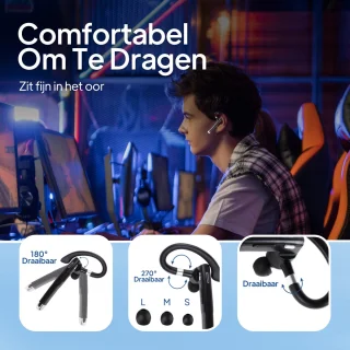 Techard Bluetooth 5.3 Draadloze Headset Met Microfoon 2025