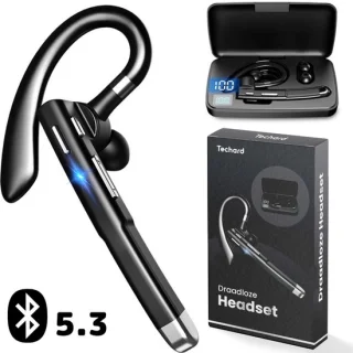 Techard Bluetooth 5.3 Draadloze Headset Met Microfoon 2025