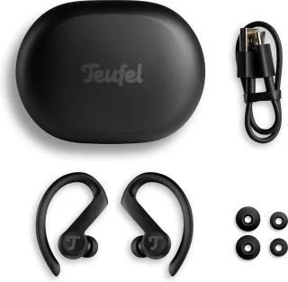 Teufel AIRY SPORTS TWS Bluetooth oordopjes zwart