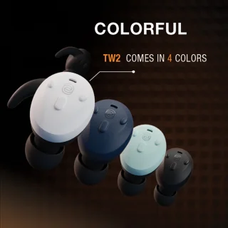 Thone TW2 draadloze Bluetooth sport oordopjes zwart
