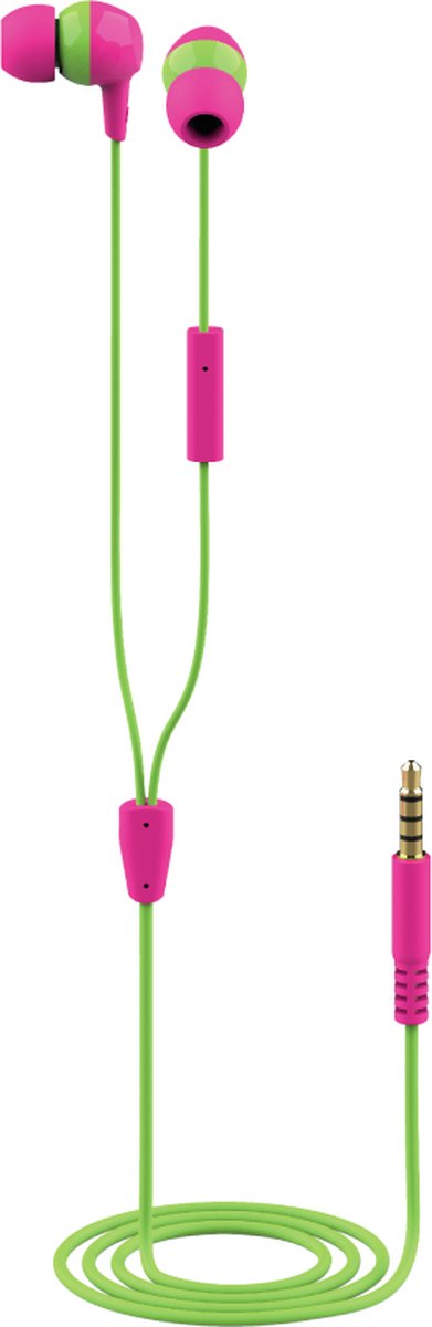 De Trust Buddi Kinder In-ear Koptelefoon Roze in één oogopslag