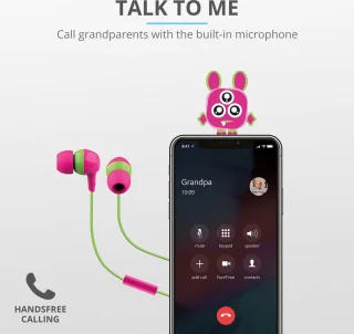 Trust Buddi Kinder In-ear Koptelefoon Roze