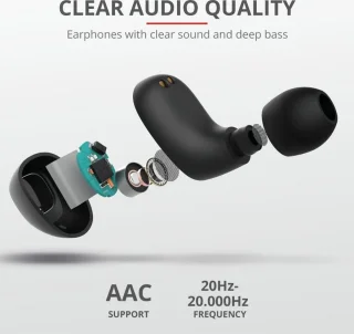 Trust Nika Compact Bluetooth Earphones