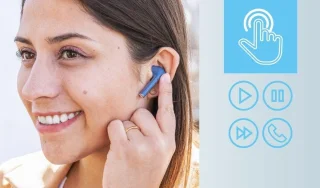 Trust Nika Touch Bluetooth Draadloze Oordopjes Zwart