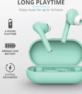 Trust Nika Touch Bluetooth In-Ear Oordopjes Groen