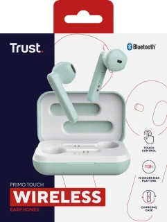 Trust Primo Touch draadloze oordopjes mint