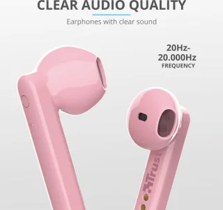Trust Primo Touch Draadloze Oordopjes Roze