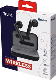 Trust Primo Touch Draadloze Oordopjes Zwart