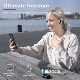 Trust Primo Touch Draadloze Oordopjes Zwart