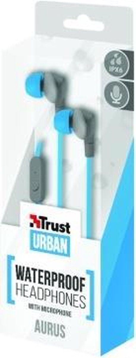 Trust Urban Aurus In-Ear Sportoordopjes Blauw