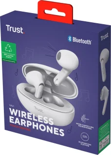 Trust Yavi Bluetooth Draadloze Earphones Wit