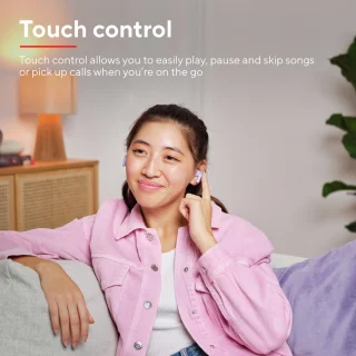 Trust Yavi Bluetooth Draadloze Oordopjes Paars