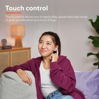 Trust Yavi Bluetooth Draadloze Oordopjes Paars