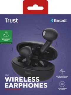 Trust Yavi Draadloze Bluetooth Oordopjes Zwart