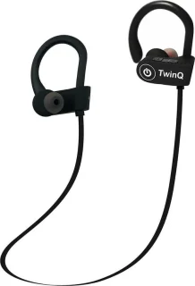 TwinQ Draadloze Bluetooth In-ear Sport Oordopjes Zwart