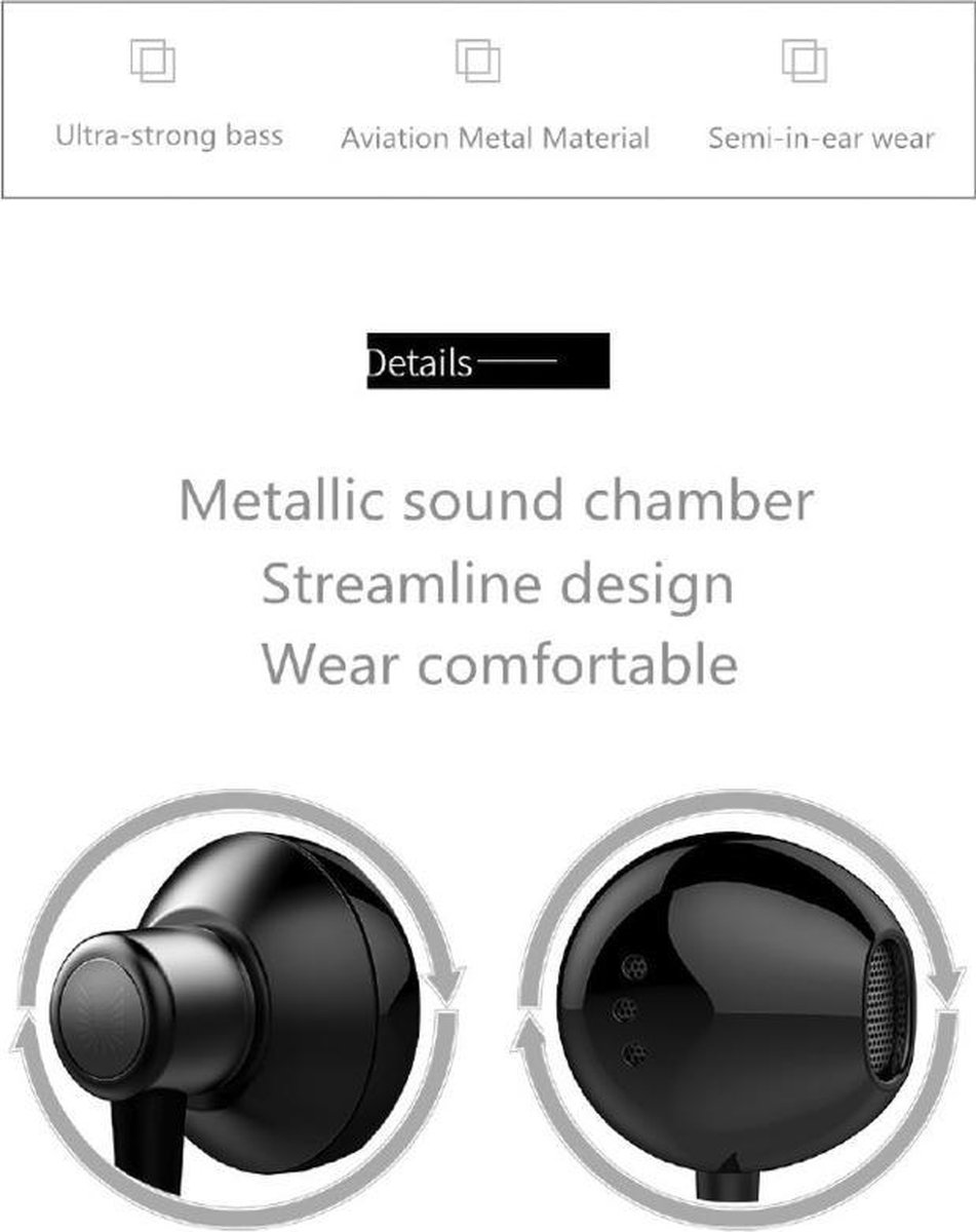UiiSii HM12 In-ear gaming oordopjes goud