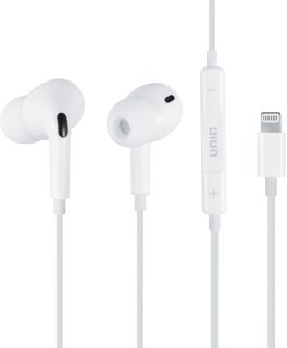 UNIQ Stereo Oordopjes met Lightning Wit