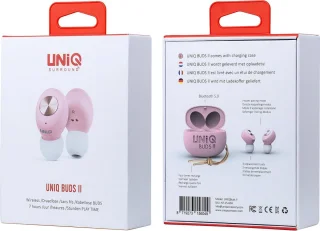 UNIQ TWS Buds II draadloze oordopjes roze