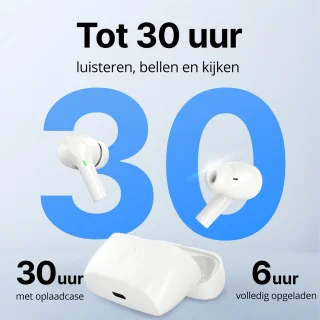 Unitone Go Draadloze Bluetooth Oordopjes Wit