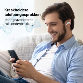 Unitone Go Draadloze Bluetooth Oordopjes Wit