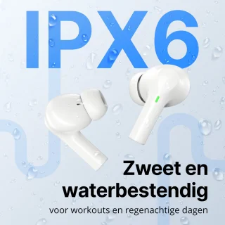 Unitone Go Draadloze Bluetooth Oordopjes Wit