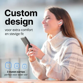 Unitone Go Draadloze Bluetooth Oordopjes Wit