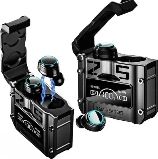 Universeel Bluetooth In‑ear Oordopjes — krachtig geluid, lange accuduur