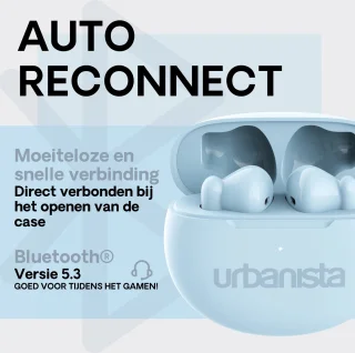 Urbanista Austin Bluetooth In-Ear Oordopjes Blauw