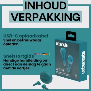 Urbanista Austin Bluetooth In-Ear Oordopjes Groen