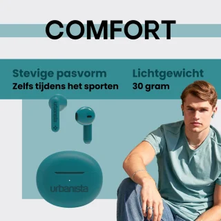 Urbanista Austin Bluetooth In-Ear Oordopjes Groen
