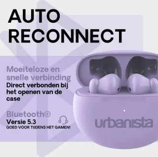 Urbanista Austin Bluetooth In-Ear Oordopjes Paars